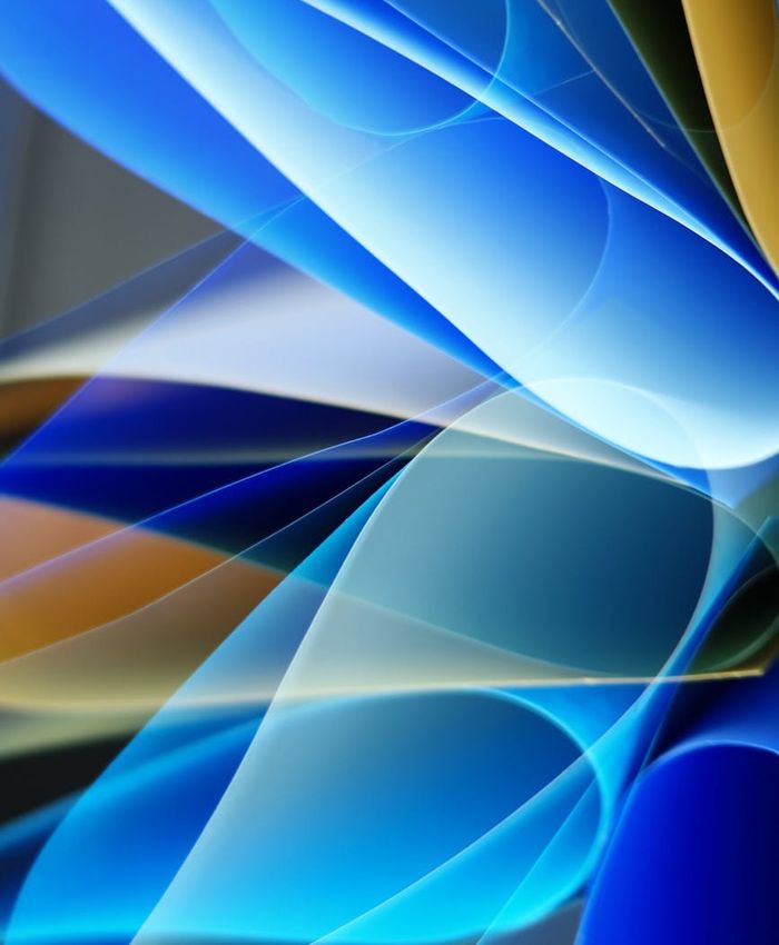 Abstract geometric lines representing fluid movement and flexibility